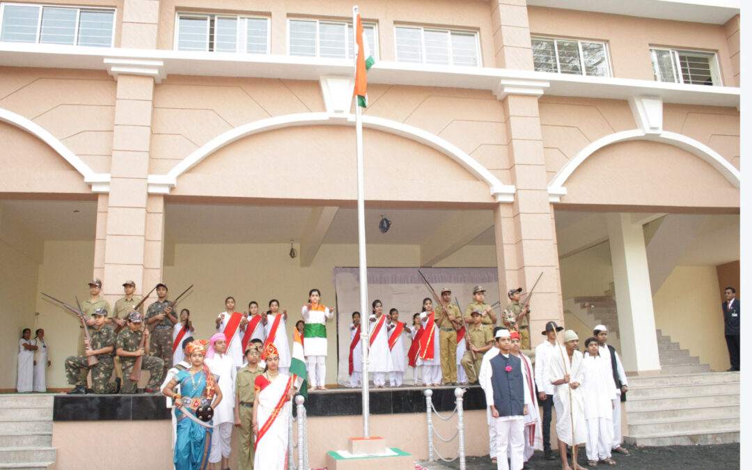 Grand Arrival Chief guest for flag hoisting Ceremoney