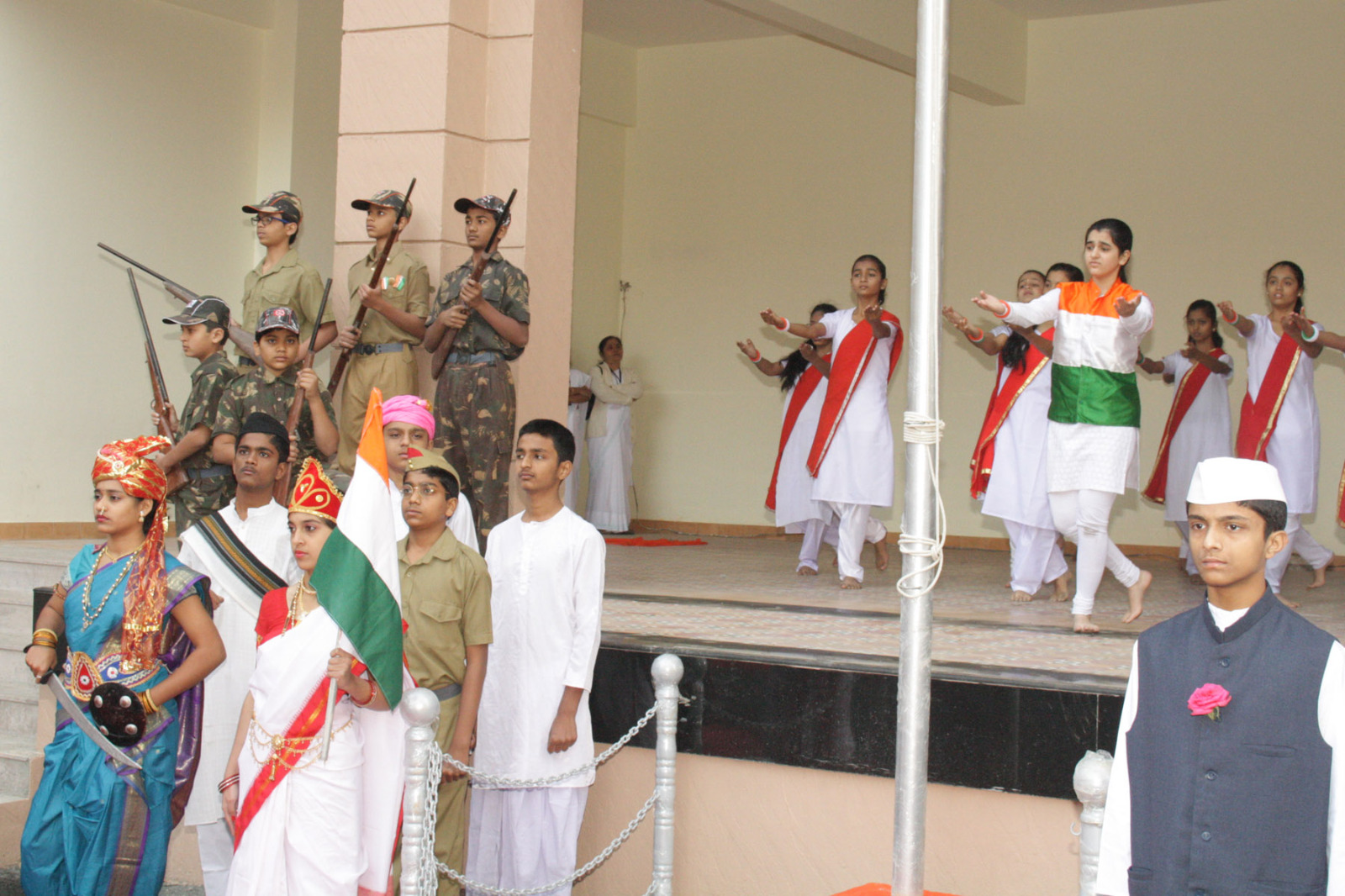 Some students Dressed up as our national leaders 2