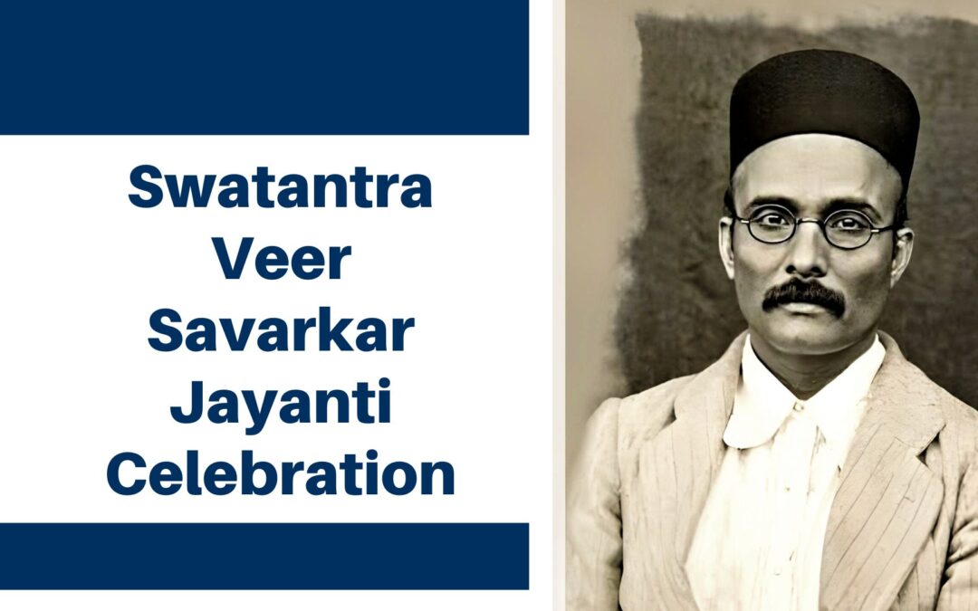 Honoring the Patriot: Swatantra Veer Savarkar Jayanti Celebration at Adarsh Montessorie English Medium School